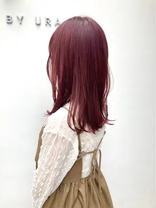 セミロング KOHARU🌺 /仙台/透明感カラーのヘアスタイル