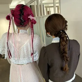 セミロング 渡部 喜子のヘアスタイル
