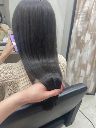 ロング カラー 透明感カラー✂︎ /縮毛矯正/YUKAのヘアスタイル