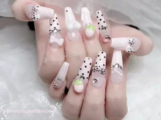 ネイル MoMoA Nail ネイル長さ出し専門店のネイルデザイン