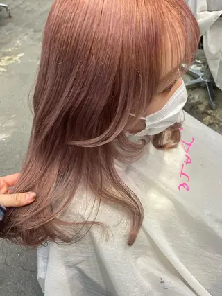ミディアム カラー 💗💗韓国レイヤー yu-ki💗💗のヘアスタイル