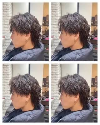 ショート パーマ メンズ 👑錦糸町/毛流れ パーマ特化/NORIのヘアスタイル