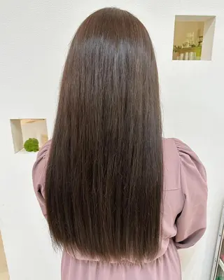 セミロング おん眉美容師eMu✄ yuka‪🤍のヘアスタイル