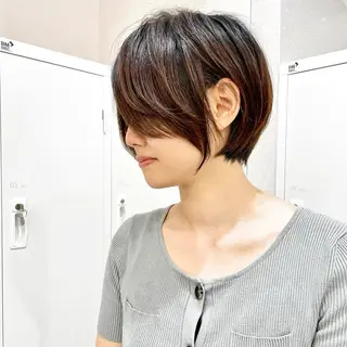 ショート カラー 木原良 (キハラ リョウ)のヘアスタイル