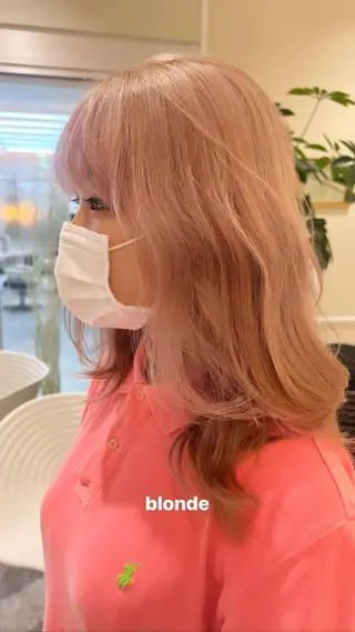 ミディアム カラー 🍏すがの みき🍏のヘアスタイル