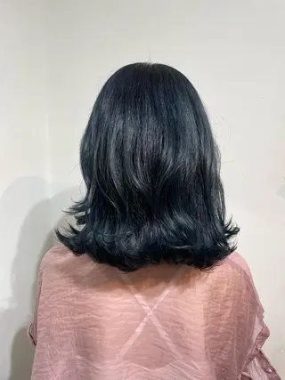 ミディアム 🐬脱白髪染めカラー 清水大世🐬のヘアスタイル