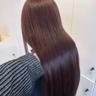 ロング カラー 透け感ベージュ🤎 韓国ヘアtakutoのヘアスタイル