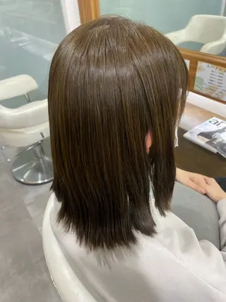 ミディアム カラー 🦋 さとりなのヘアスタイル