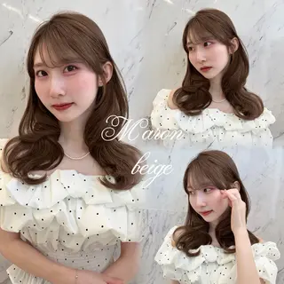 セミロング カラー ParveMix ♡白神みやびのヘアスタイル