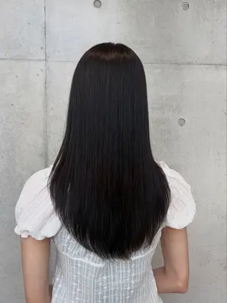 ロング カラー パーマ ヘアアレンジ メンズ 赤み消し艶カラー/美 髪☘️Reika☘️のヘアスタイル