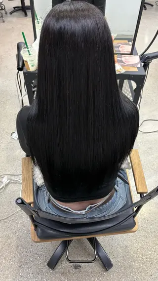 ロング はらだ みはるのヘアスタイル