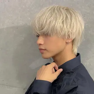 ミディアム カラー メンズ 藤井優大 店舗異動しましたのその他イメージ