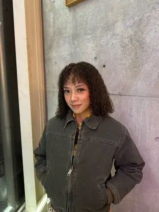 ショート パーマ 💕MINAMI 特殊ヘア💕🥥🌴のヘアスタイル