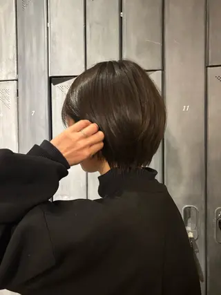 ショート カラー ARCHE 南堀江 モデルレッスンのヘアスタイル