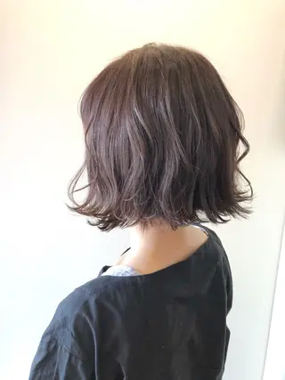 ショート カラー ナチュラルスタイル/ 透明感カラー/比嘉のヘアスタイル