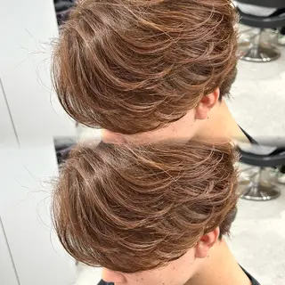 カラー メンズ 🎀淡色ガーリー🧁 透明感♡Nanamiのヘアスタイル