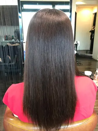 ロング カラー 縮毛矯正/ 髪質改善 /ショート 圍 崇行のヘアスタイル
