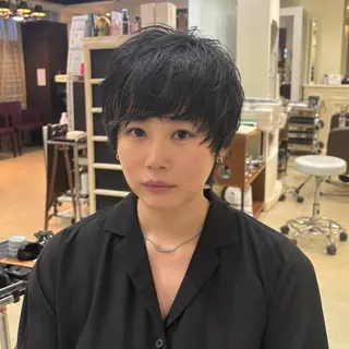 ミディアム パーマ メンズ 鳥ちゃん🐥/中性系 /西中島/新大阪のヘアスタイル