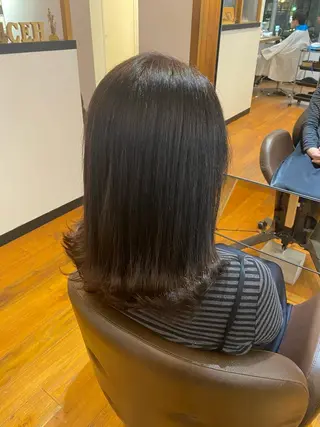 ミディアム カラー マンツーマンサロン 🤍Tanakaのヘアスタイル