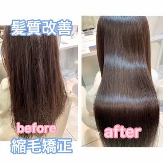 ロング 🌈髪質改善/縮毛矯 正特化🌈鈴木一寿のヘアスタイル