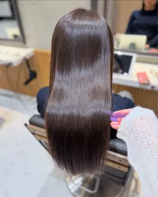 ロング カラー ヘアセット/レイヤー 赤み消し/はるかのヘアスタイル