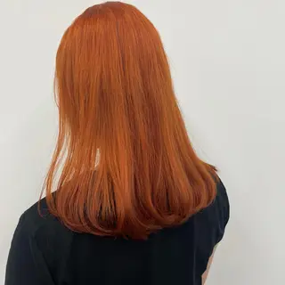 セミロング カラー 縮毛矯正WATARU 髪質改善 レイヤーのヘアスタイル