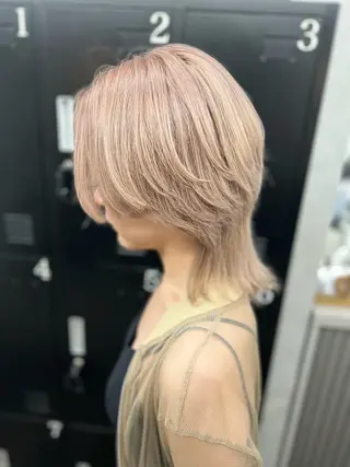 セミロング カラー 透明感カラー特化🫧 🦋栗原🦋のヘアスタイル