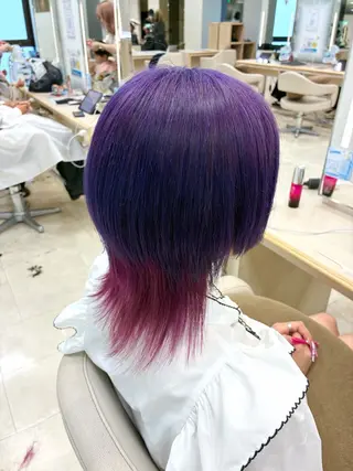 ショート カラー 暖色/ブリーチカラー 🎀 M i k uのヘアスタイル