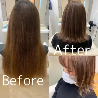 ミディアム カラー 柳川 玲也のヘアスタイル