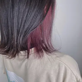 ミディアム カラー 暖色カラー🍊 せきゆうかのヘアスタイル