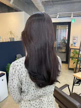 ロング カラー 暖色系特化さくら /福岡天神/レイヤーのヘアスタイル