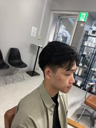 メンズ 下北沢メンズパーマ 特化園田 楓莉のヘアスタイル