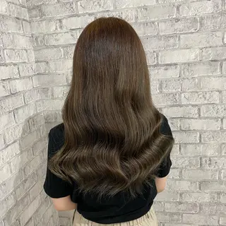ミディアム カラー パーマ ヘアアレンジ メンズ キッズ ネイル マツエク・マツパ アイブロウ 似合わせカラー♡髪質 改善🎀サトカ🍒のヘアスタイル
