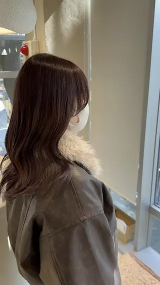 ロング カラー 要プライベートサロン vert🌿マルイ裏のヘアスタイル
