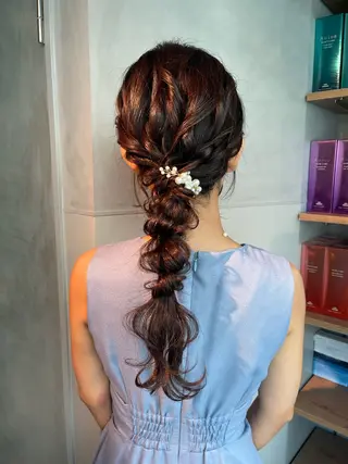 ヘアアレンジ 透明感カラー💎 アレンジ🩰Rimiのヘアスタイル