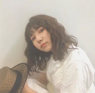 セミロング カラー Takahashi Yuriのヘアスタイル