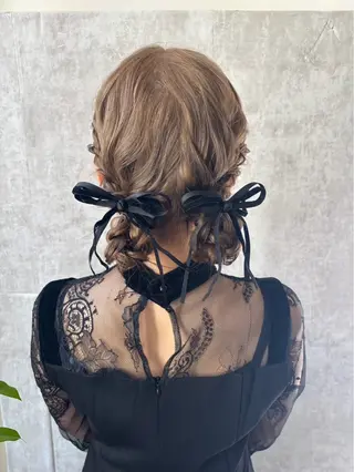 ヘアアレンジ 🍑透明感カラー 🍑chizuruのヘアスタイル