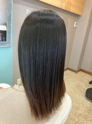 セミロング パーマ 谷川 穂のヘアスタイル