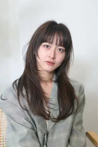 ロング 美髪矯正・ブリーチ 矯正🫧秋元ゆたかのヘアスタイル
