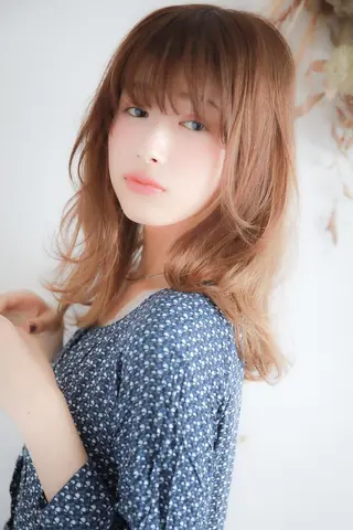 セミロング カラー マツエク・マツパ 横浜Bob美容師🤎 ERINAのヘアスタイル