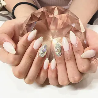 ネイル 渋谷/チップ長さ出し 👑アプレgel-xのネイルデザイン