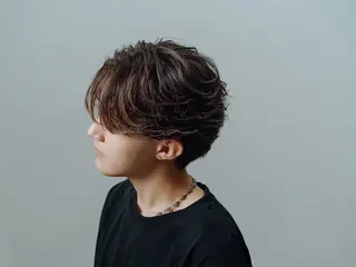 パーマ 波巻き得意 メンズ美容師/松井陸のヘアスタイル