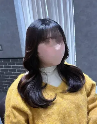 セミロング あい❤︎ /髪質改善/韓国巻きのヘアスタイル