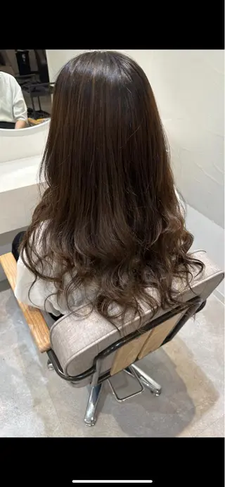 ロング カラー lovis🧸ゆうあ 🧸/透明感カラーのヘアスタイル