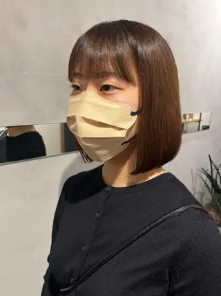 ショート カラー パーマ nishi fuyumiのヘアスタイル