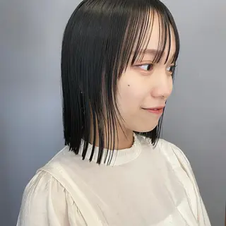 ミディアム やまもと さえのヘアスタイル