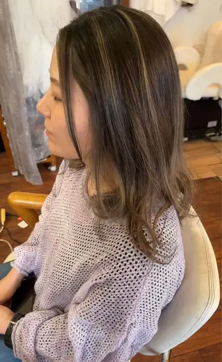 ミディアム カラー 💇‍♀️ KENのヘアスタイル