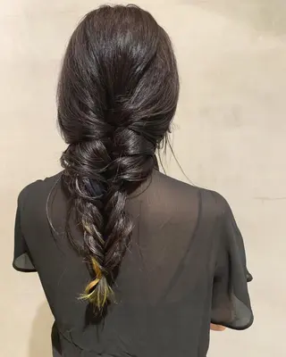 ロング カラー ヘアアレンジ 優作 〜圧倒的信頼〜のヘアスタイル