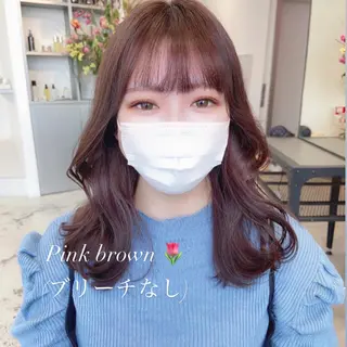 セミロング カラー ヘアアレンジ 天神レイヤーカット No.1💖マユカのヘアスタイル