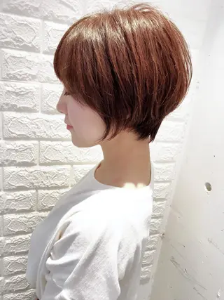 ショート カラー 大人女性ショート専門 tomodaのヘアスタイル
